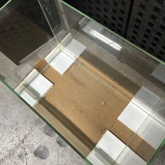 Ⓜ️商品 【土日対応】　自然水族館　　水槽種類　61、36、15cm 幅サイズ     3水槽　ガラス製　、付属品　砂　現状渡し の画像