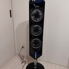 【500円から値下げ可能】タッチパネル式3ファン扇風機の画像