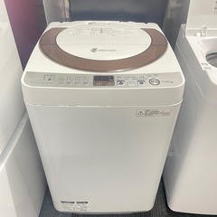 北九州市内配送無料　保証付き 洗濯機Ag+イオンコートSHARP ES-A70E9-N 7kg