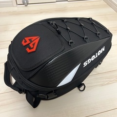 最終値下げ　新品未使用　バイク用 シートバッグ 拡張機能あり ヘ...