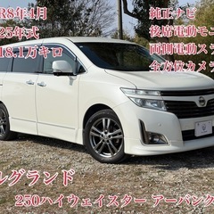 ⭕️クレジット決済OK⭕️◆車検R8年4月◆H25年エルグランド...