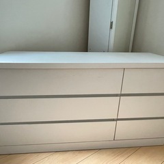※決定済み🙇‍♂️タンス　ホワイト　3段　ローチェスト
