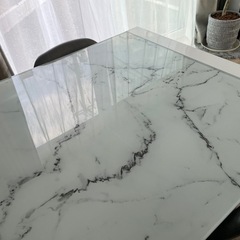 ニトリ ダイニングテーブル エスペルト 大理石調