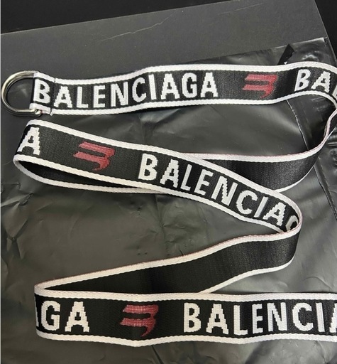 ワイドダメージデニム バレンシアガベルトセット BALENCIAGA Large