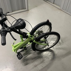 中古品　折りたたみ自転車　6段変速の画像