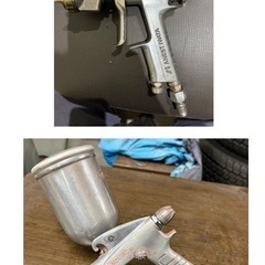 ガン2個セット重力式スプレーガン 岩田イワタiwata カ…