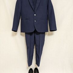 卒入園☆男児120cm フォーマルスーツ&シューズセット 19cm