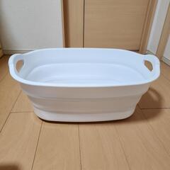 折り畳み 大容量 ペットバス 洗い桶 水遊び バスケット お風呂 猫 犬 洗濯の画像
