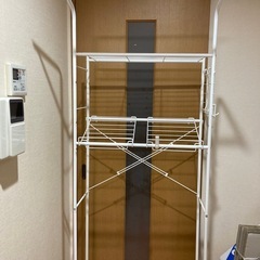 洗濯ラック　ニトリ　美品