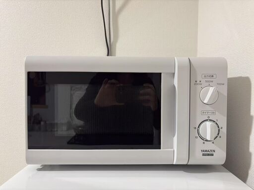 【美品】山善　電子レンジ　MRB-207(W)50Hz