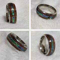 木目調/ウッド調リング（新品）19号の画像