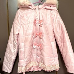 探してます！夢展望　ピンク　レース　リボン　ダウン