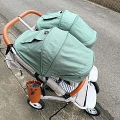 エアバギー ココダブル 双子用ベビーカーの画像