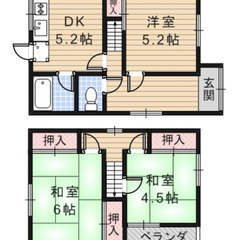 ★ 仲介手数料ゼロ物件 ★ ペット相談可・敷金ゼロ ★ 長興寺北１丁目貸家  2階建て（豊中市）★ 曽根駅徒歩14分 ★ 物件番号：250703-108 - 不動産