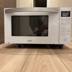 【極美品】Haier ヘルツフリーフラット電子レンジの画像