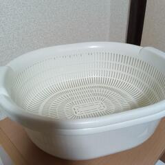 受渡者決定　大きなざる　差し上げますの画像