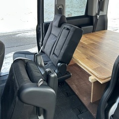 車中泊に！　ステップワゴン RK 自作 ベッドキット 棚　DIYの画像