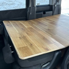 車中泊に！　ステップワゴン RK 自作 ベッドキット 棚　DIYの画像