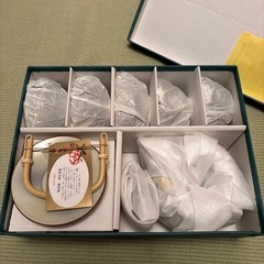 早い者勝ち　‼️花柄ティーポット・カップセット　有田焼・波佐見焼の画像