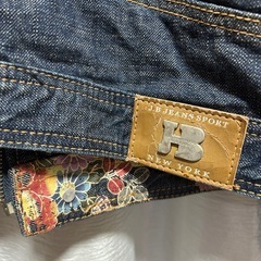 流儀圧搾　刺繍入りデニムジャケットの画像