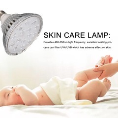 ブルーLEDセラピーランプ、顔用赤ちゃん用スキンケア15W黄疸ランプの画像
