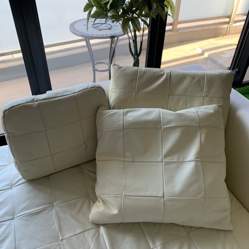 クッション　合皮　3個セット