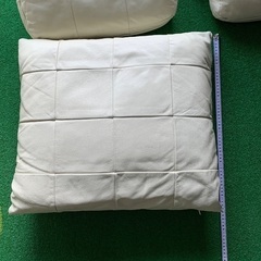 クッション　合皮　3個セットの画像