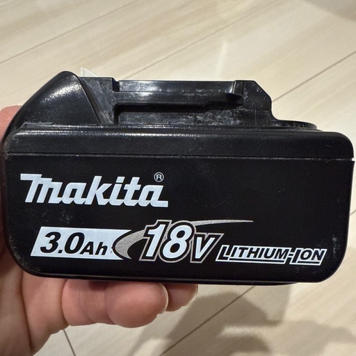 マキタ18v 3ah  リチウムイオンバッテリー