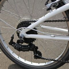 【中古】DAHON Boardwalk D7白色　大容量Bag付きの画像