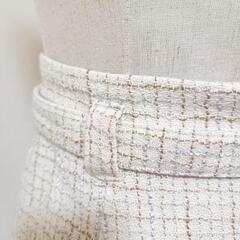 ペイトンプレイス ツイードセットアップ ジャケット タイトスカート ベージュ S レディースの画像