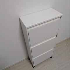 【受け渡し決定】　KEYUCA　ゴミ箱 収納ボックス キャスター付き  37.5Lの画像