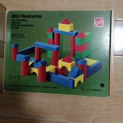 昔の積み木の画像