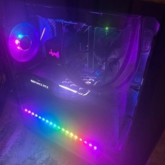 ゲーミングPC RGB build rtx3060ti 水冷ファンの画像