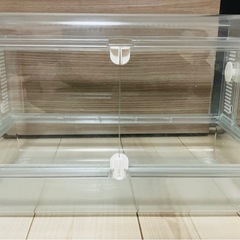ハムスターケージ/陶器のハウス付き