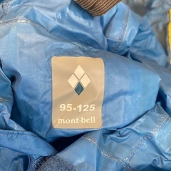 モンベル　キッズ　ポンチョ95-125cm +帽子おまけの画像