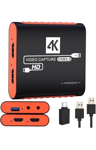 ［❣️お安くなりました❣️］PACOXI 4K USB3.0 ビデオキャプチャー