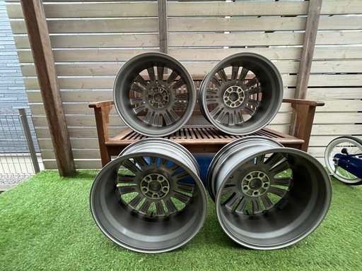 【新車取外し美品】トヨタ　ハリアー60系　18インチ アルミホイール 新車取外し美品】トヨタハリアー60系18インチ アルミホイール