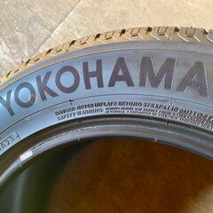 YOKOHAMAタイヤ GEOLANDAR X-CV G057 255/55R18 109W 中古タイヤ4本セットの画像