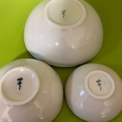 波佐見　ハ－フライン　マルチボ－ル 3点セットの画像