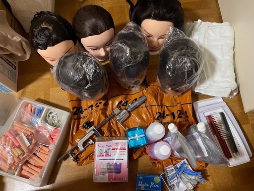 美容師　国家試験　新品カットウィッグ　その他　一式