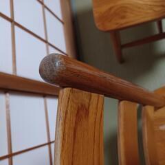 かしわ木工の椅子　2客1セットの画像