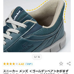 靴　くつ　シューズ　ゴールデンベア　かがまず履ける　新品未使用の画像