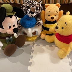 ディズニー　ぬいぐるみ　ミッキー　プーさん　ドナルド　プロクシマ...