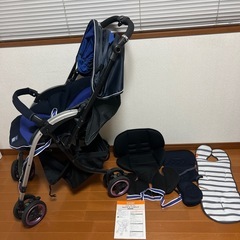 お値下げ致しました　定価8万円　ベビーカー　ネムリエオート4キャ...