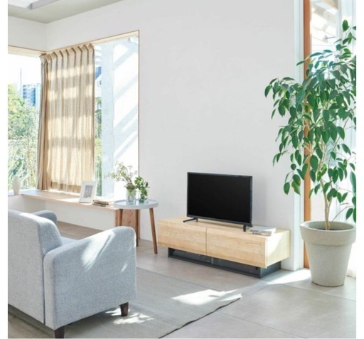 ログーノ SHIRAISTORE シライ産業 120cm幅 高さ36cm ローテレビボード ロータイプ ナチュラル オーク 北欧インテリア シンプル 32型 40型 43型 45型 48型 50型 　