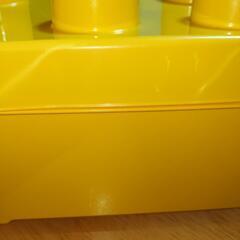 レゴ　LEGO　箱のみ　黄色　収納ケースのみ　レゴブロックの画像