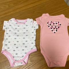 ベビーロンパース2枚セット 6M