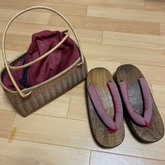 浴衣　下駄とカバンは代理出品の画像