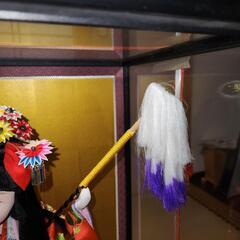 お取り引き終了しました　舞踊人形　毛槍の画像