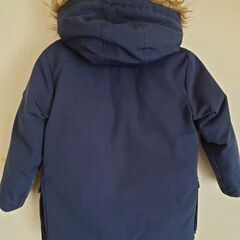 【極美品】GAP ギャップ 子供服 110センチ ダウンコート ファー付きの画像